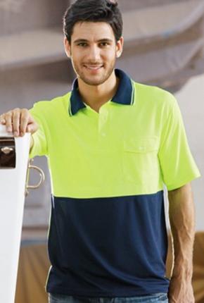 SAFETY POLO WITH POCKET