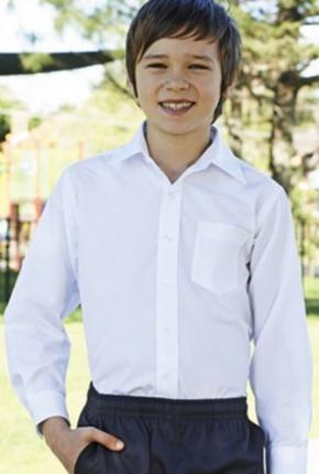 BOYS LONG SLEEVE BUTTON UP SHIRT