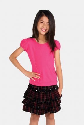 GIRL'S PUFF SLEEVE T-SHIRT