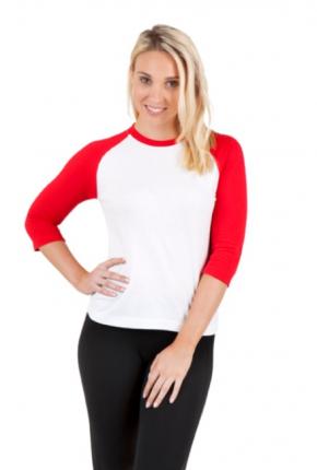 LADIES 3/4 RAGLAN T-SHIRT