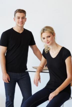 LADIES VIVA BLACK TEE